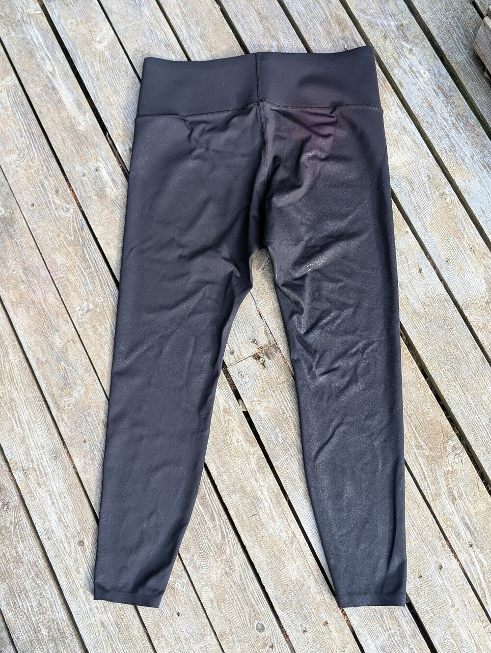 Knix HiTouch High Rise Leggings Black Shimmer XL